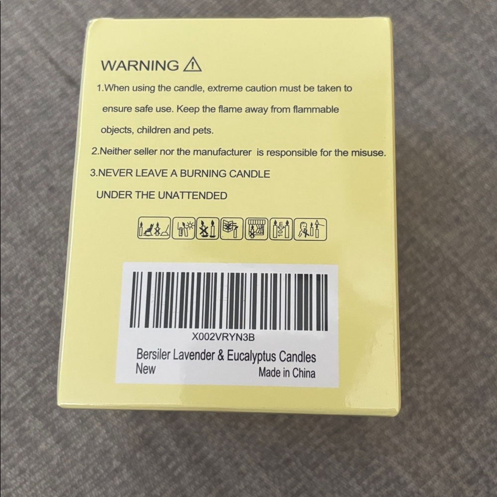 Lavender eucalyptus candle 🕯️ - Picture 5 of 5